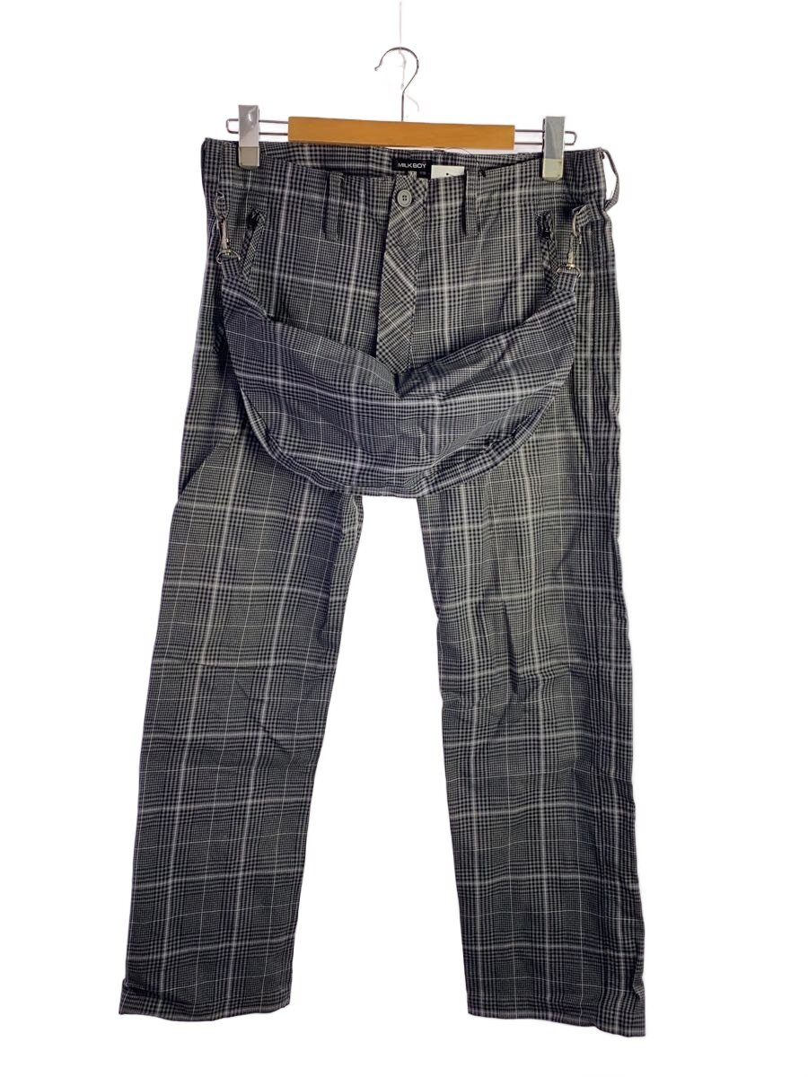 【中古】MILK BOY◆BONDAGE PANTS/M/綿織物/GRY/読み合わせる【メンズウェア】