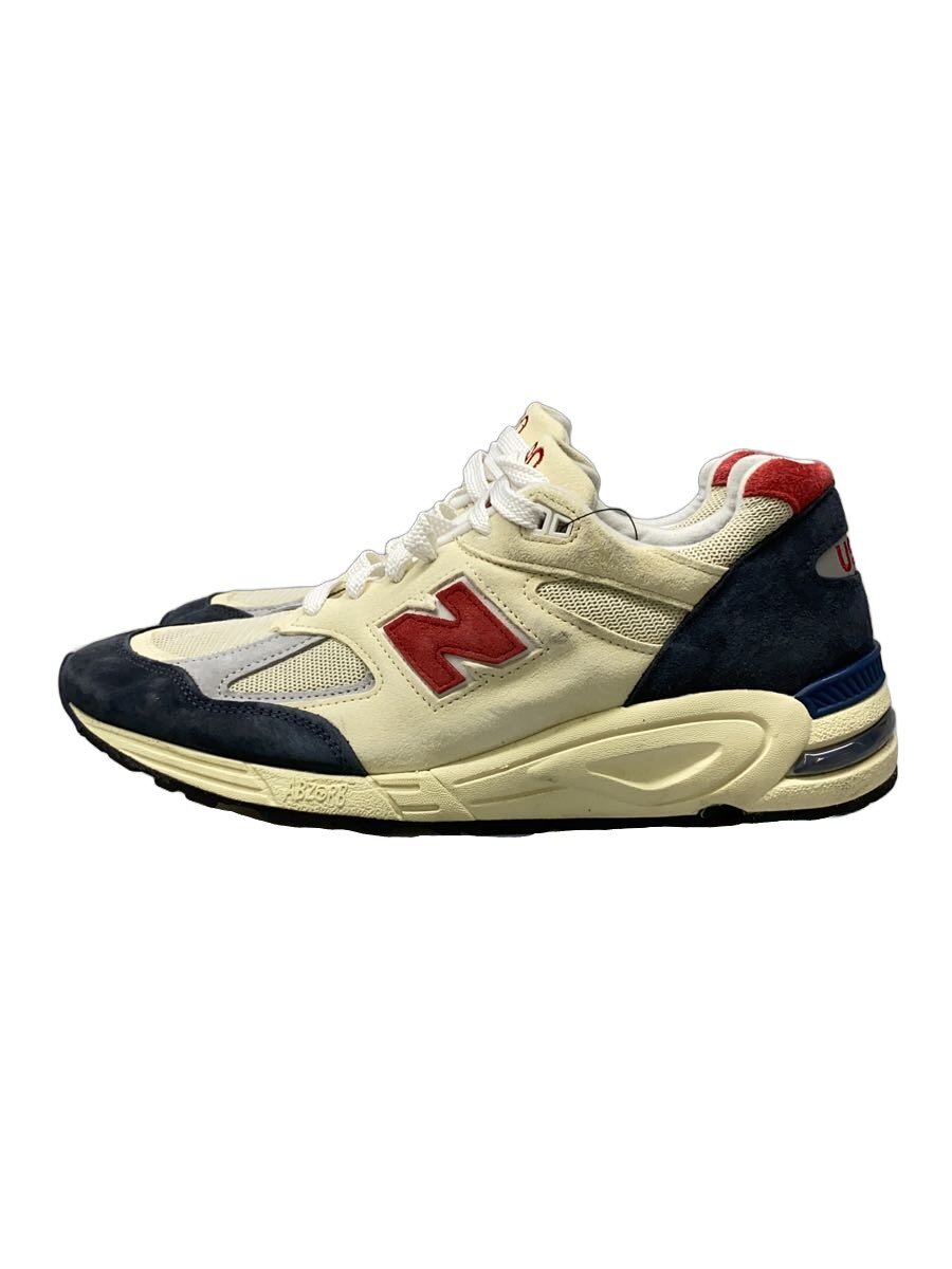 【中古】NEW BALANCE◆M990/皮膚軟化剤/US11/CRM【シューズ】