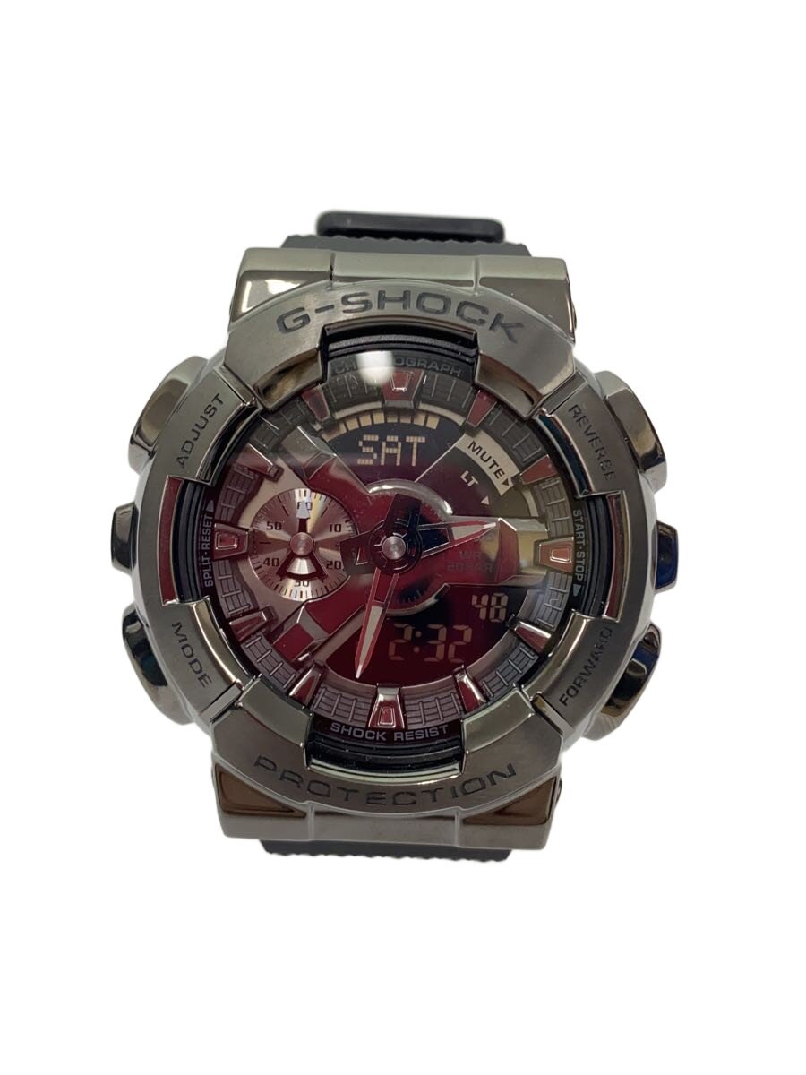 【中古】CASIO◆石英ウオッチ_G-SHOCK/デジアナ/BLK【服飾雑貨他】