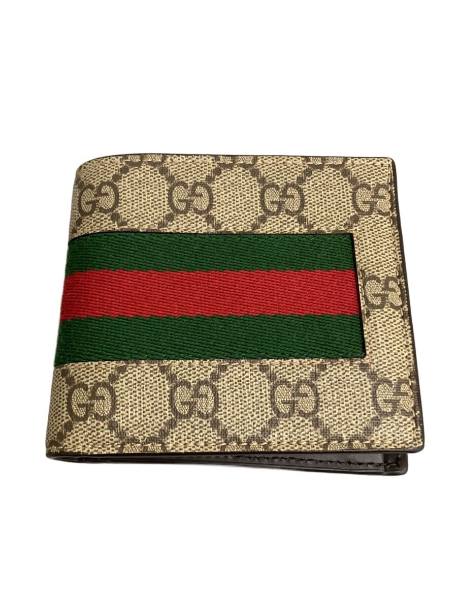 【中古】GUCCI◆2つ折り財布/レザー/BEG/総柄/メンズ/779854 KHN4N 9791【服飾雑貨他】|2nd STREET 店