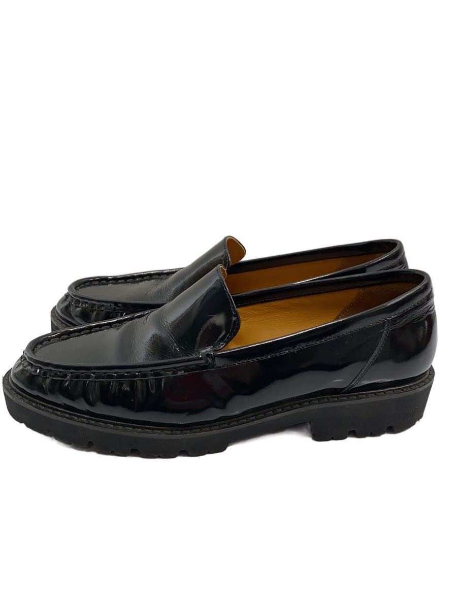 【中古】Hoaw./ウィムガゼット/置き目毛皮/38/BLK/エナメル【シューズ】