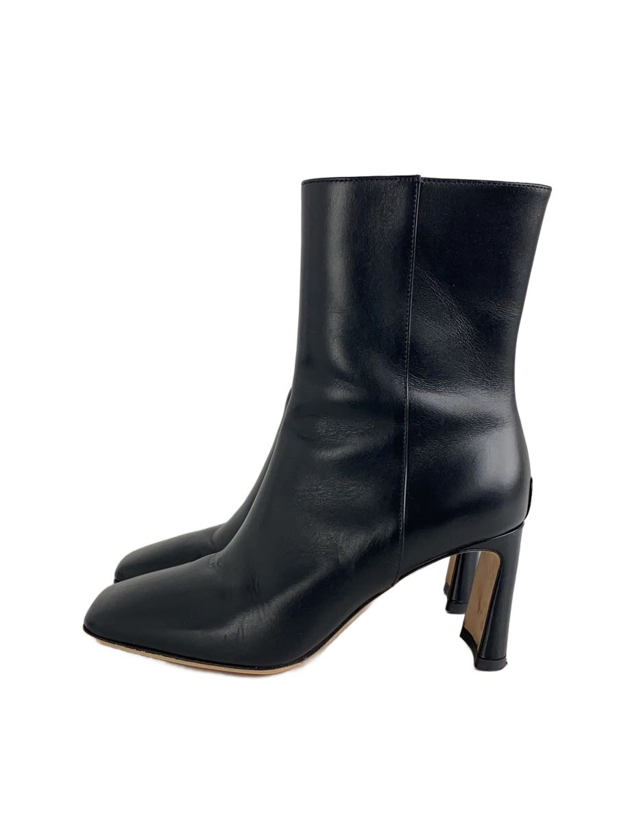 【中古】JIMMY CHOO◆kinsey ankle boot/ブーツ/35/黒いこと/なめし革【シューズ】