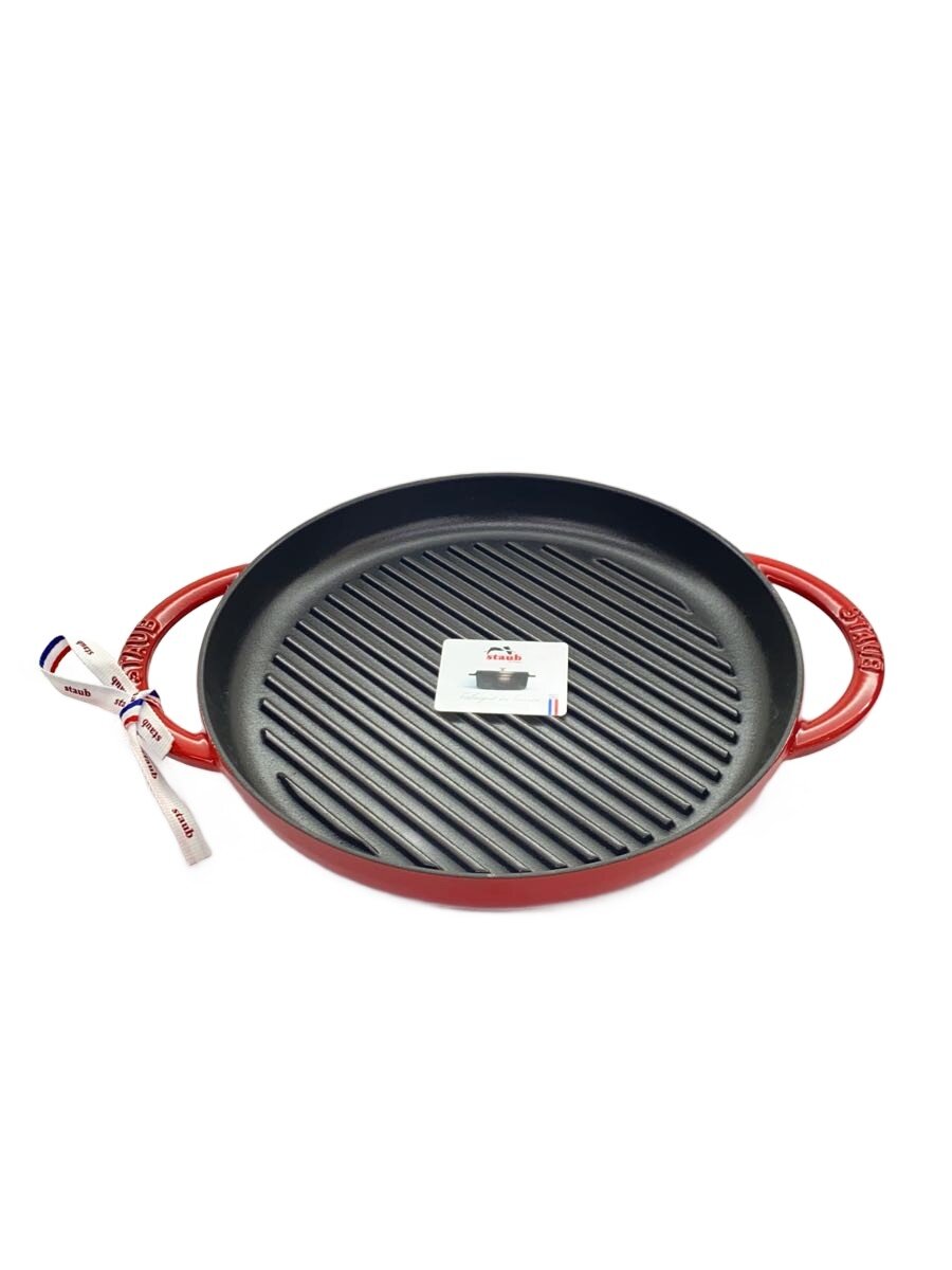 【中古】Staub◆膳立て手道具余分の物/大いさ:26糎/RED/40508-300/水蒸気＆大衆食堂/桜んぼう//【勝手もと装置】