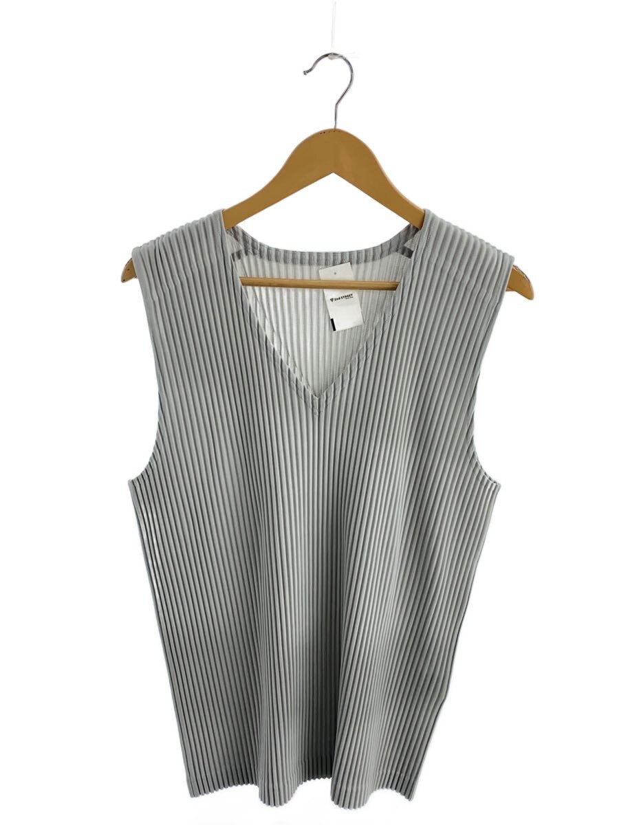 【中古】PLEATS PLEASE ISSEY MIYAKE◆より良い/4/ポリエステル/GRY/HP55JE510//【メンズウェア】