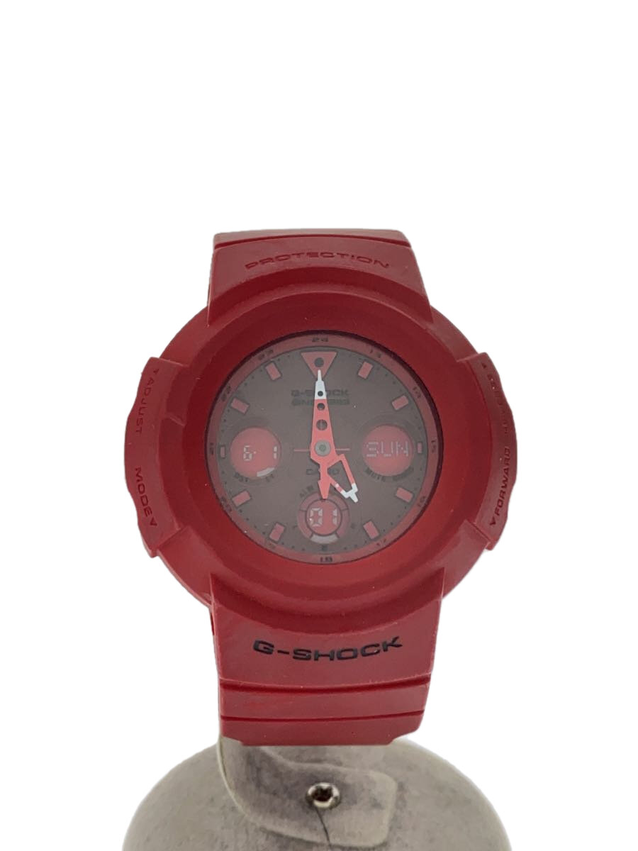 【中古】CASIO◆ソーラーウオッチ・G-SHOCK/デジタル/BLK//【服飾雑貨他】