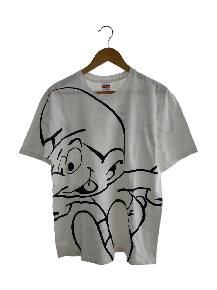 【中古】Supreme◆プルオーバー/L/綿織物/WHT//【メンズウェア】