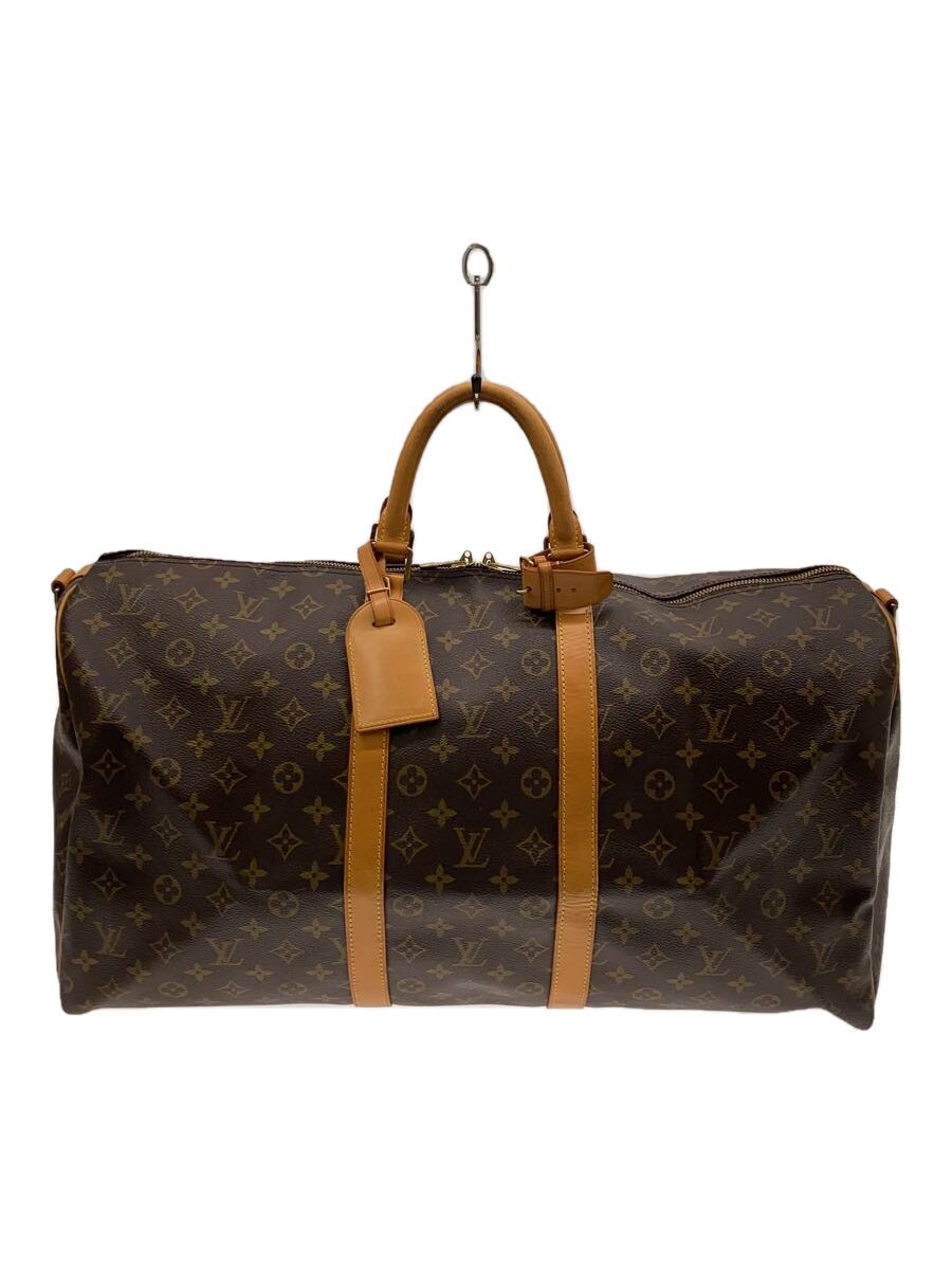 【中古】LOUIS VUITTON◆キーポル55_モノグラム・帆布_BRW/PVC/BRW/M41424【御徒面子】