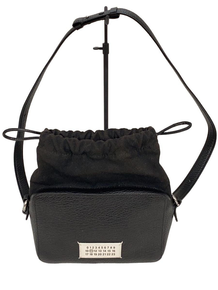 【中古】Maison Margiela◆ショルダーバッグ/--/BLK【御徒面子】