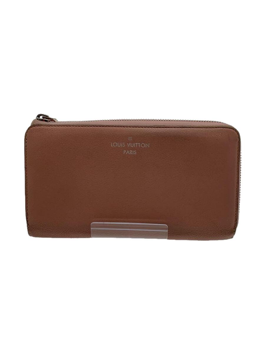 【中古】LOUIS VUITTON◆ポルト・フォイユ・コメット_トリヨン_PNK/牛皮/PNK/レディース【服飾雑貨他】