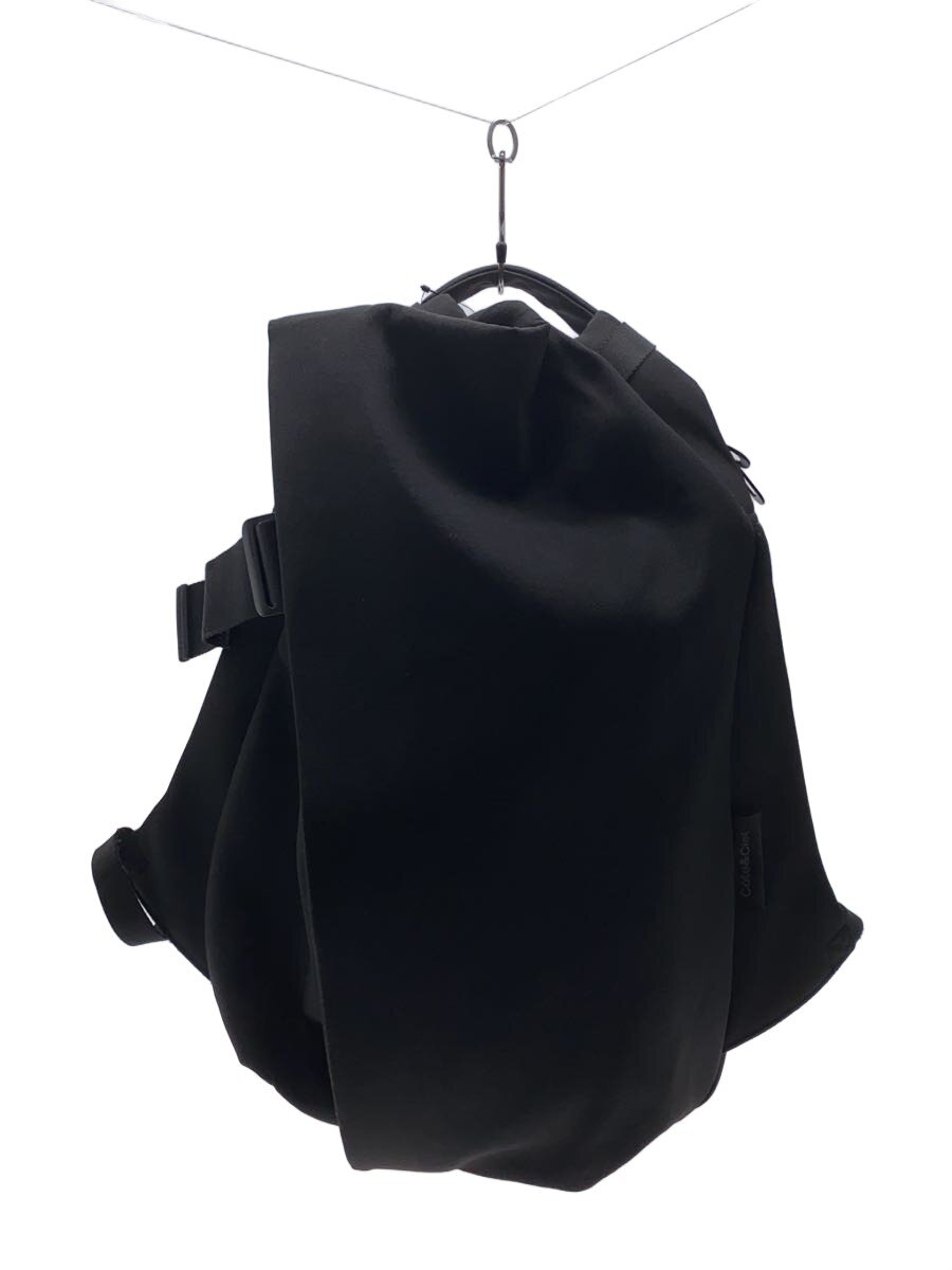 【中古】COTE\u0026CIEL◆背嚢/ナイロン/BLK/無地【御徒面子】