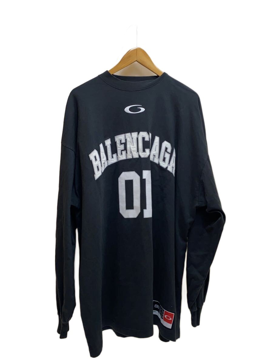 【中古】BALENCIAGA◆バスケットボール/ナンバリング/長袖Tシャツ/4/コットン/ブラック【メンズウェア】｜2ｎｄ STREET 店 43,296円