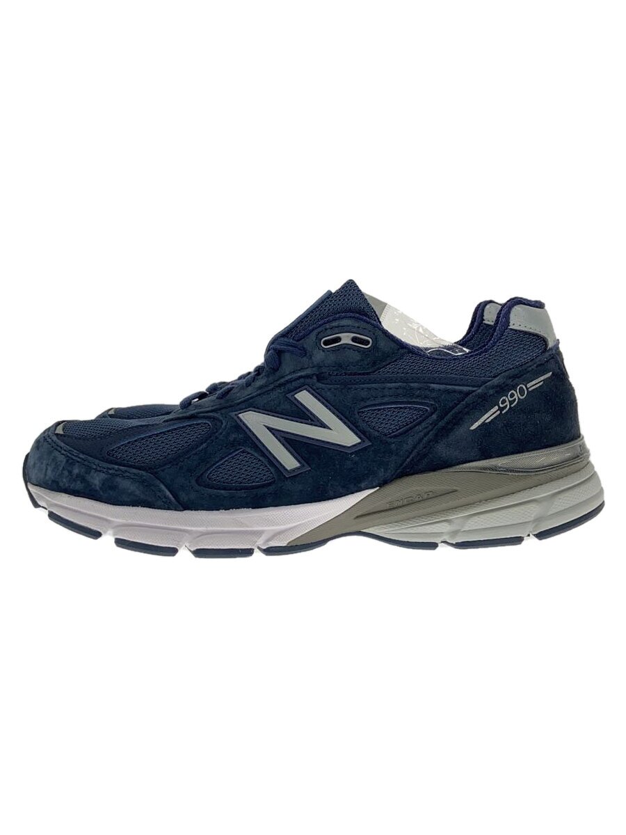 【中古】NEW BALANCE◆U990/米国海軍/26.5糎/NVY【シューズ】