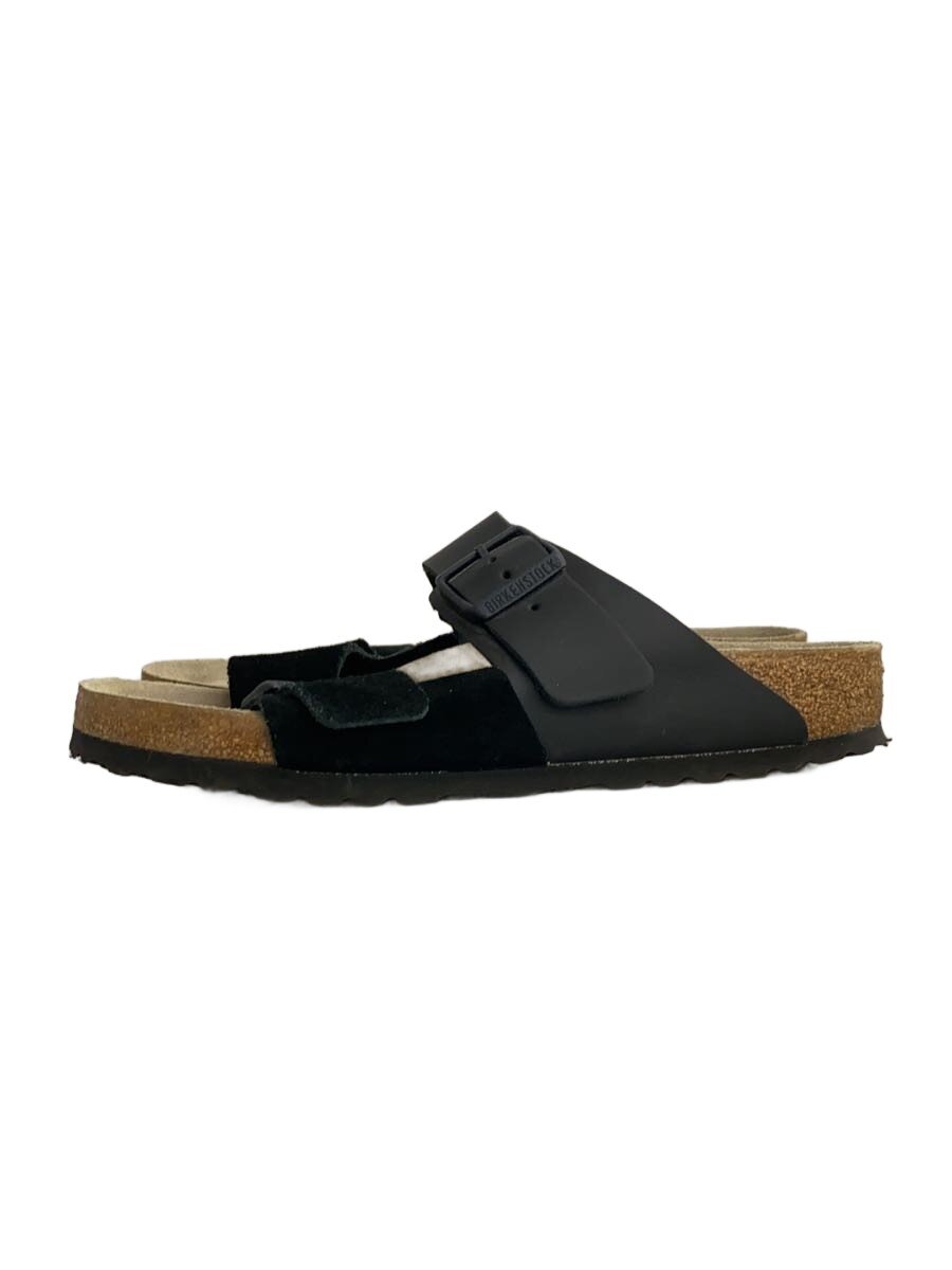 【中古】BIRKENSTOCK◆サンダル/39/BLK/なめし革【シューズ】