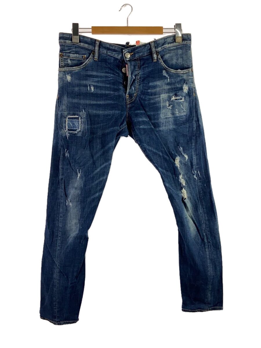 【中古】DSQUARED2◆引っ切り無いズボン下/52/綿織物/NVY/S30342【メンズウェア】