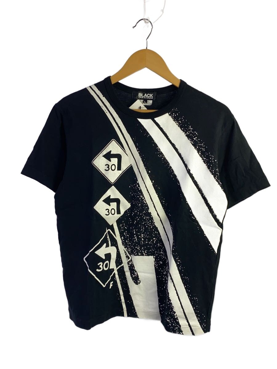 【中古】BLACK COMME des GARCONS◆2020/プルオーバー/L/綿織物/BLK/1E-T004【メンズウェア】