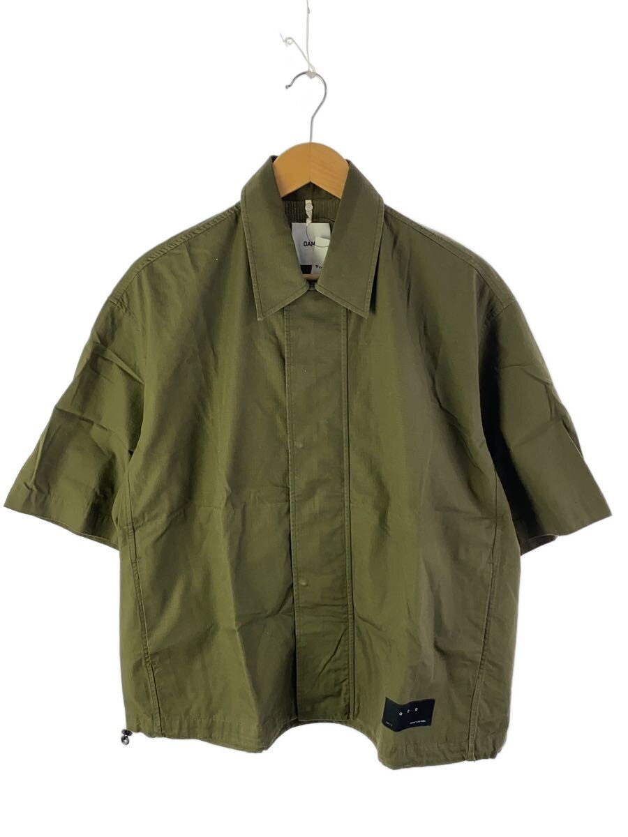 【中古】OAMC(OVER ALL MASTER CLOTH)◆SALLY SHIRT/半袖プルオーバー/S/ナイロン/KHK/無地/24E28OAU23【メンズウェア】