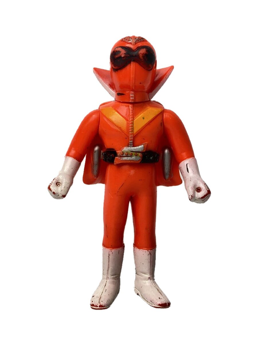 【中古】POPPY◆ソフビ/アカレンジャー/秘密戦隊ゴレンジャー/ミドル/GORENGER/AKARENGER/TOYS【ホビー】