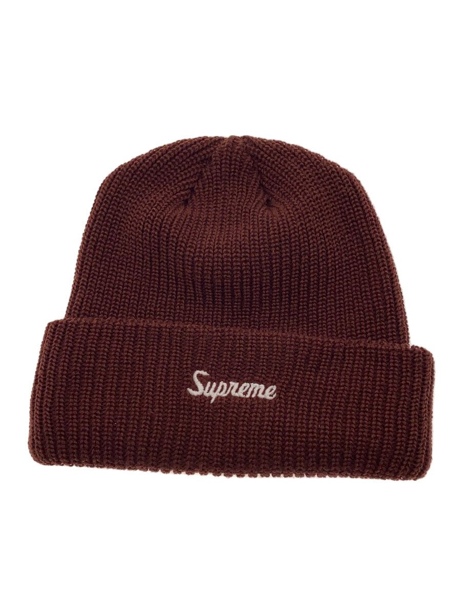 【中古】Supreme◆編み物旗がしら/--/アクリル樹脂/BRD/無地/メンズ【服飾雑貨他】