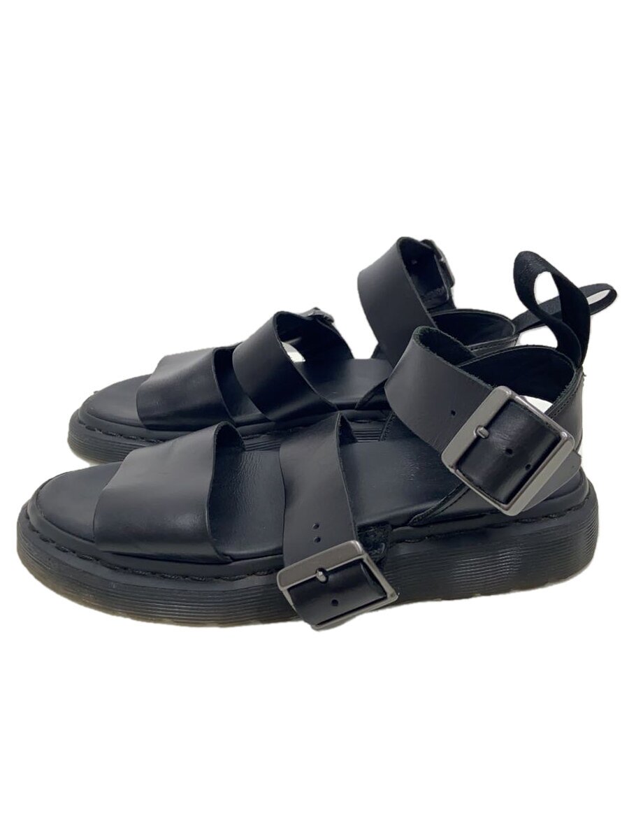 【中古】Dr.Martens◆サンダル/UK5/BLK【シューズ】