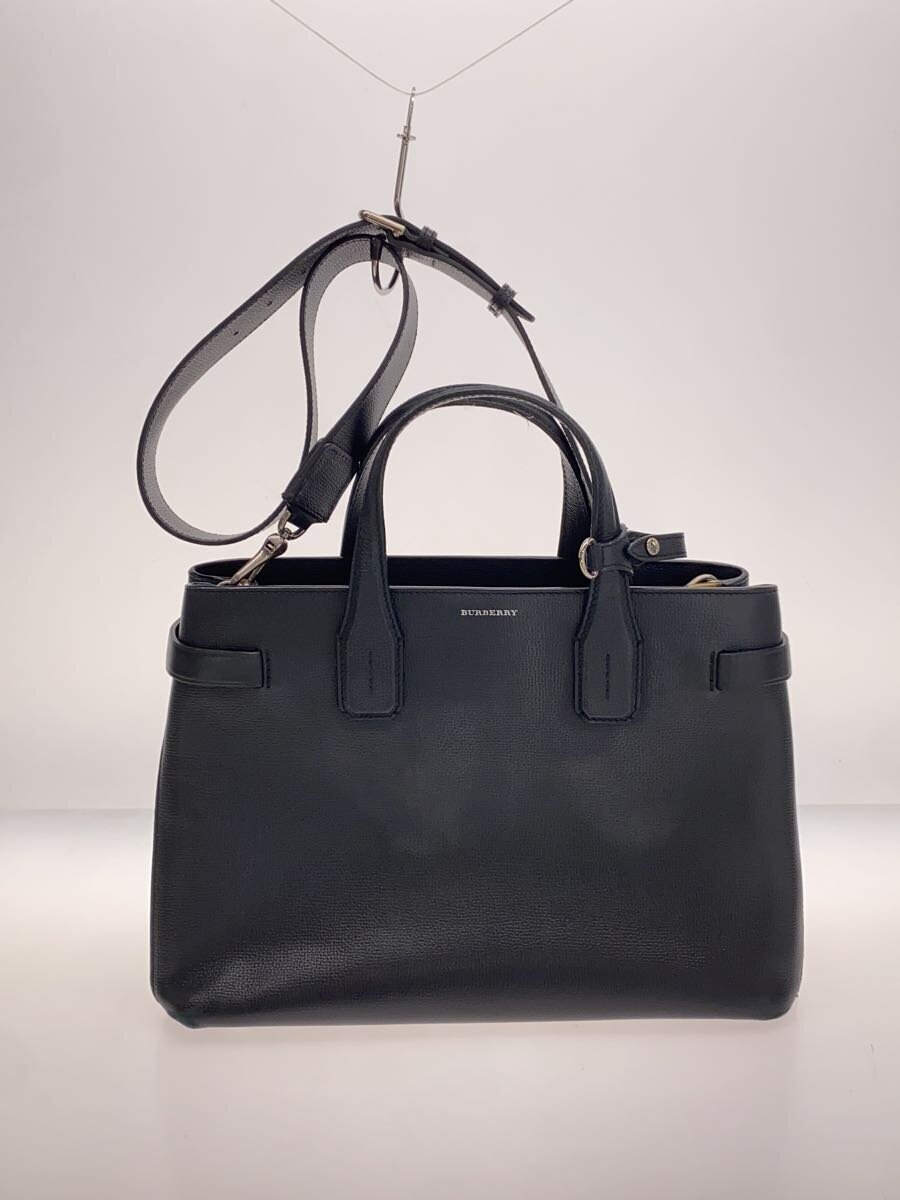 【中古】BURBERRY◆御徒面子/なめし革/BLK/無地/8006323【御徒面子】