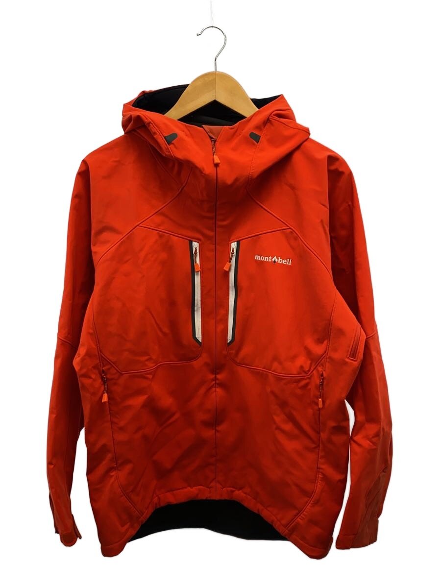 【中古】mont-bell◆パウダーシェッドパーカー/L/ナイロン/オレンジ/1106570【メンズウェア】｜2ｎｄ STREET 店