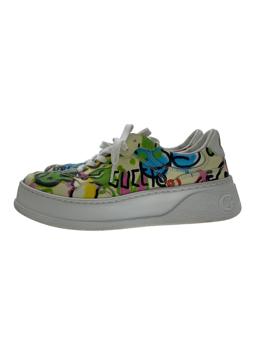 【中古】GUCCI◆箱有/ローカットスニーカー/37/白いこと/727847/グッチ//【シューズ】