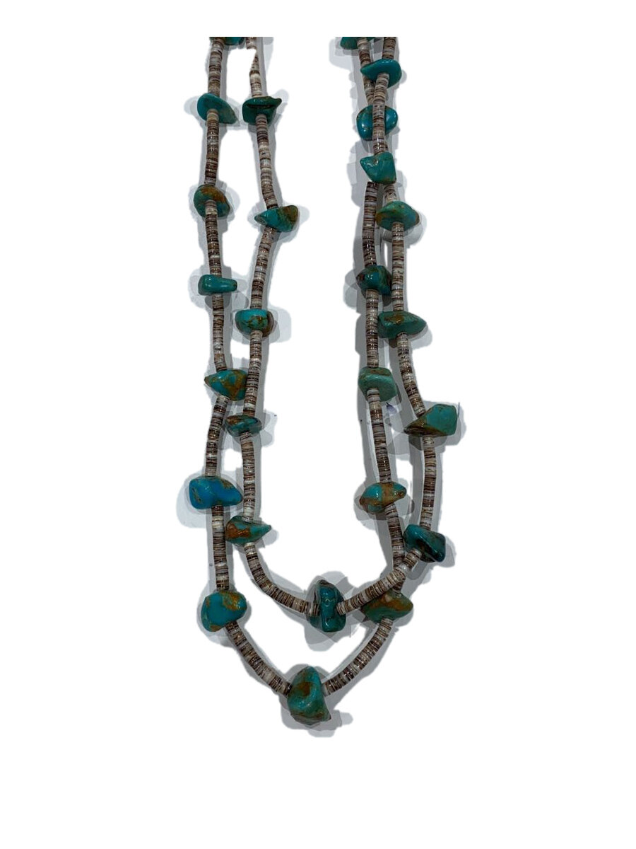 【中古】NAVAJO◆ナバホー/60s/首飾り/ダブル/GRN/とっ始め無/メンズ//【服飾雑貨他】