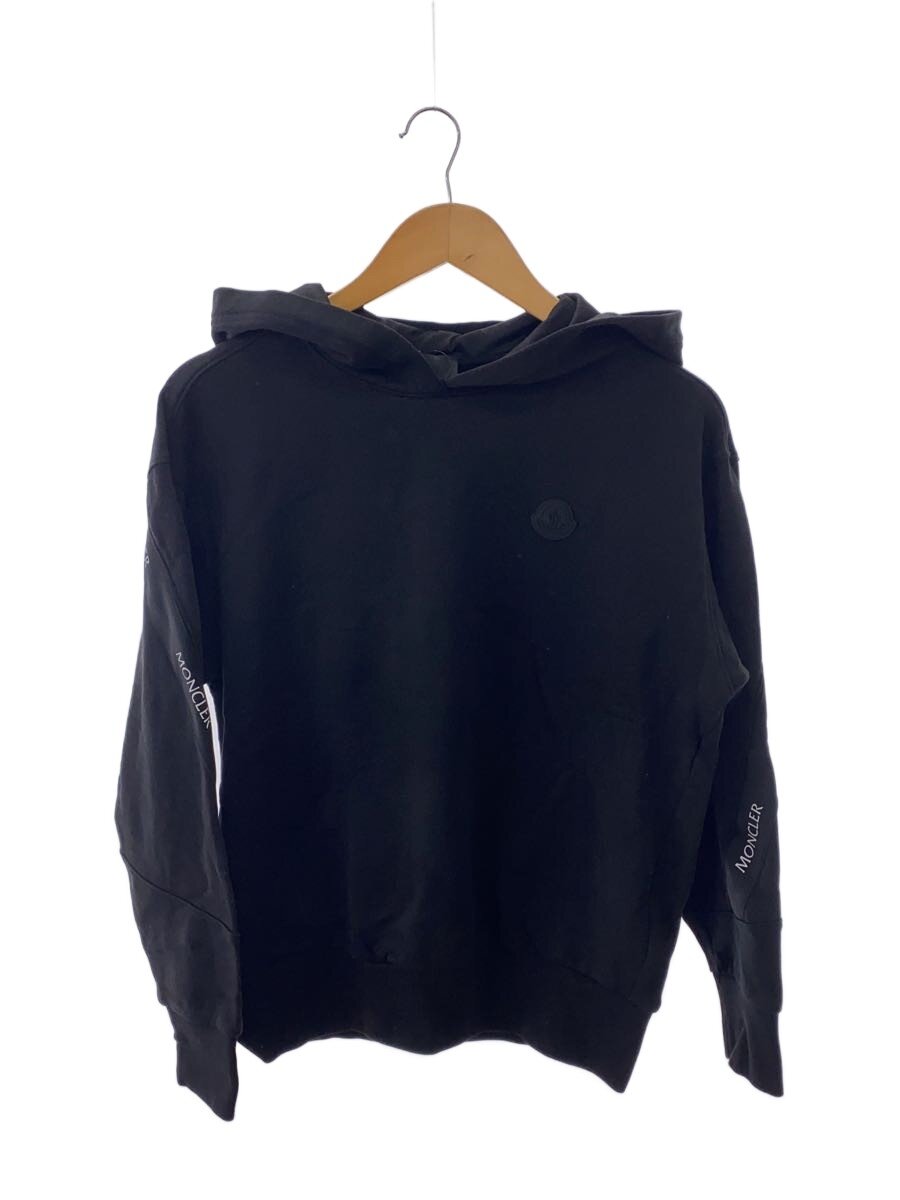 【中古】MONCLER◆リフレクトロゴパーカー/XS/綿織物/BLK/I10938G00008 809KR【レディース御召しもの】