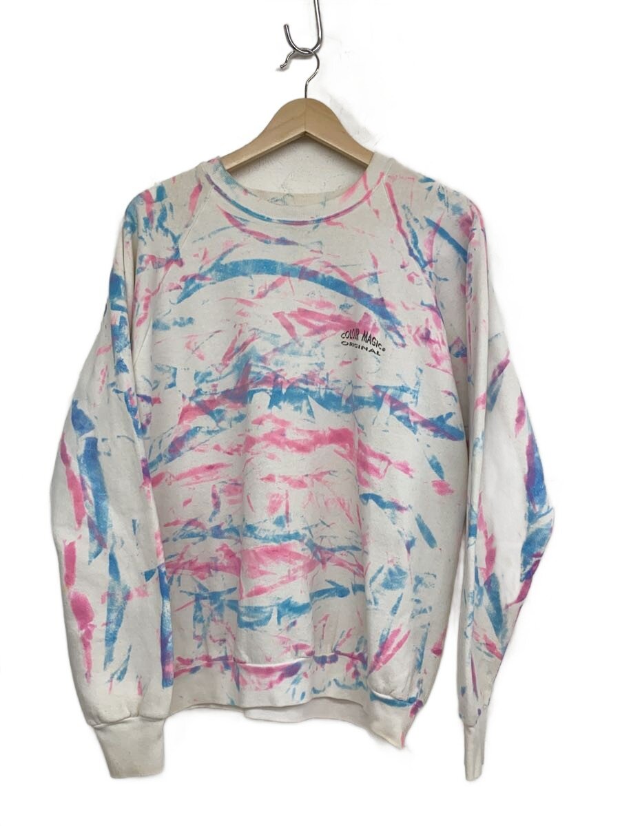 【中古】FRUIT OF THE LOOM◆スウェット/XL/コットン/WHT/総柄【メンズウェア】｜2ｎｄ STREET 店