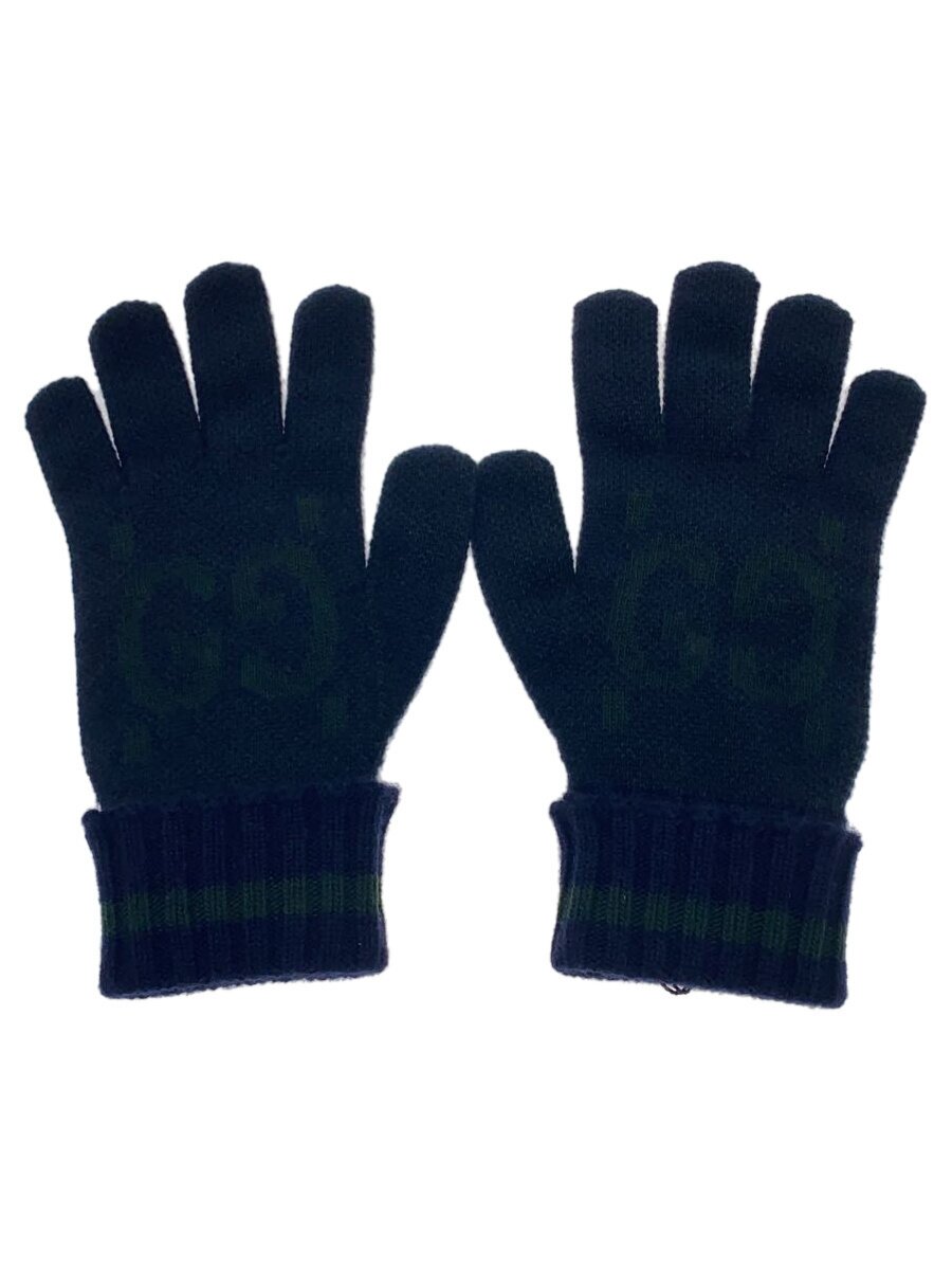 【中古】GUCCI◆引き船付き添い人/ジャカード/カシミヤ地球儀/グローブ/カシミヤ/GRN/メンズ/770386 4GABX【服飾雑貨他】