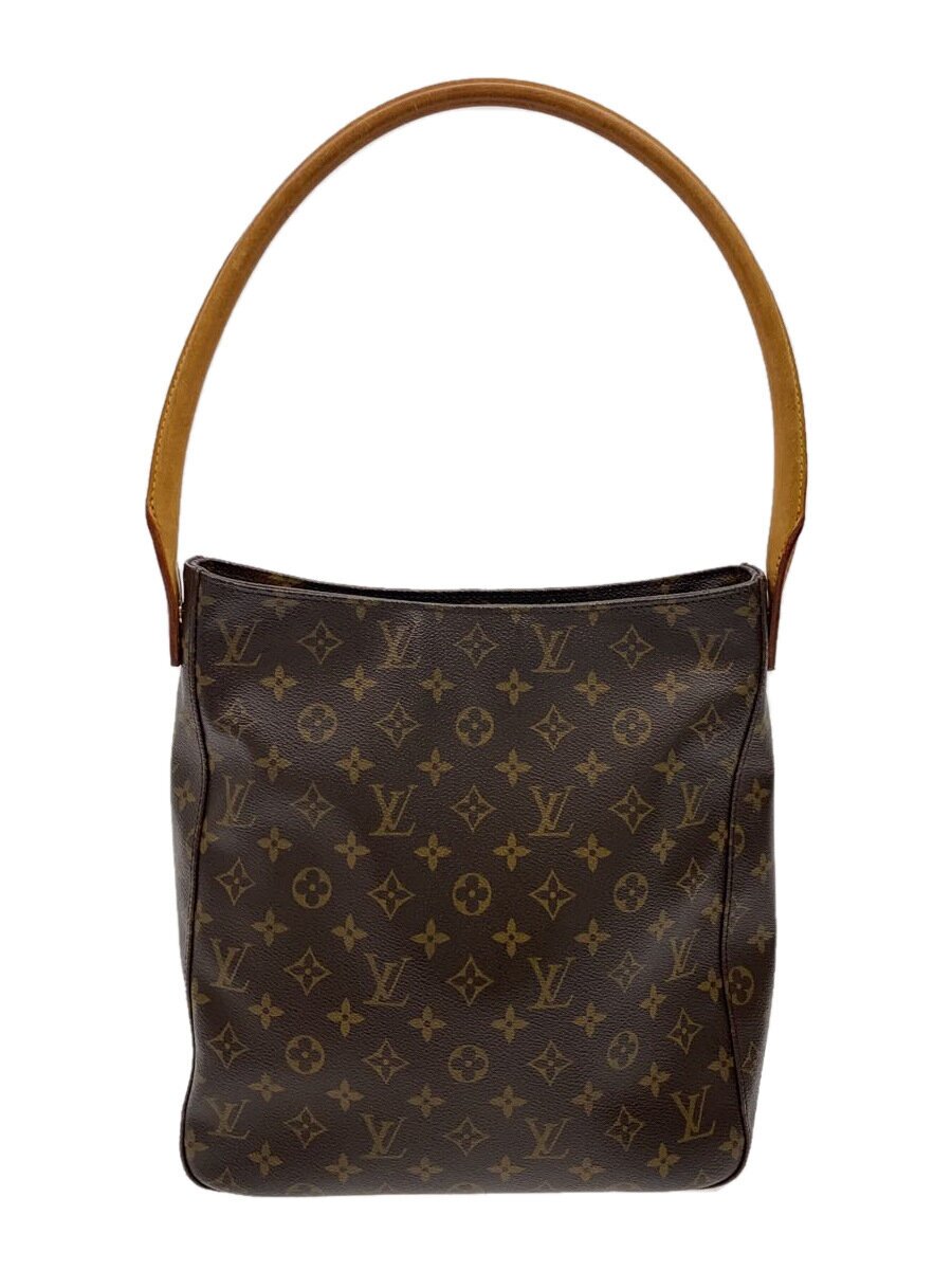 【中古】LOUIS VUITTON◆ルーピングGM_モノグラム・キャンバス_BRW/PVC/BRW【バッグ】｜2ｎｄ STREET 店 43,329円