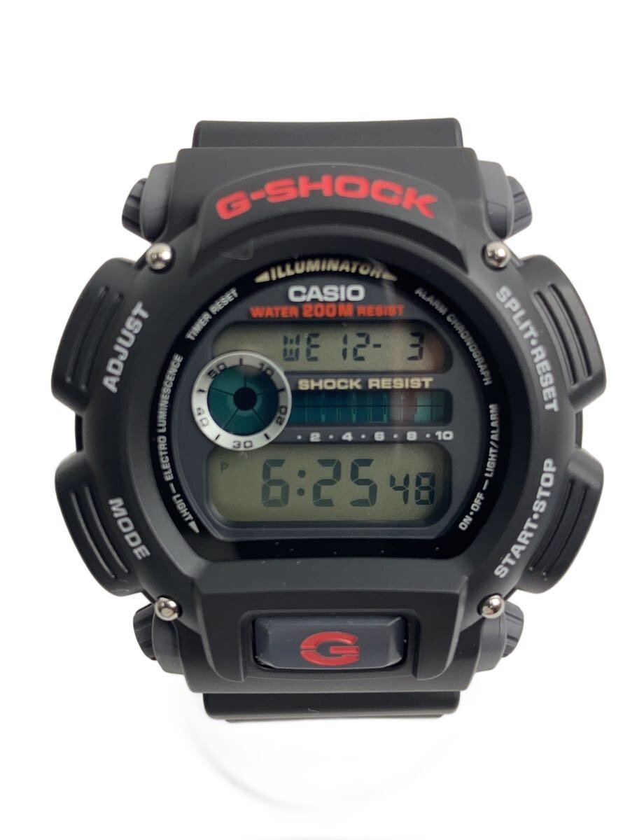 【中古】CASIO◆石英ウオッチ/デジタル/黒いこと/DW-9052-1VDR/G-SHOCK/ジーショック【服飾雑貨他】