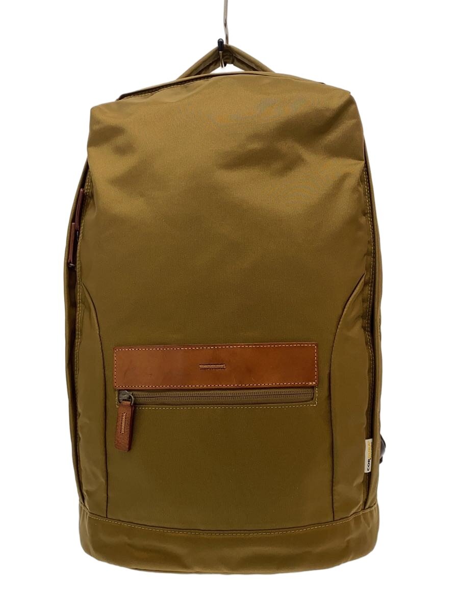 【中古】土屋鞄◆CORDURA ECO うしろ側風呂敷き包み /背嚢/ナイロン/BEG/無地【御徒面子】