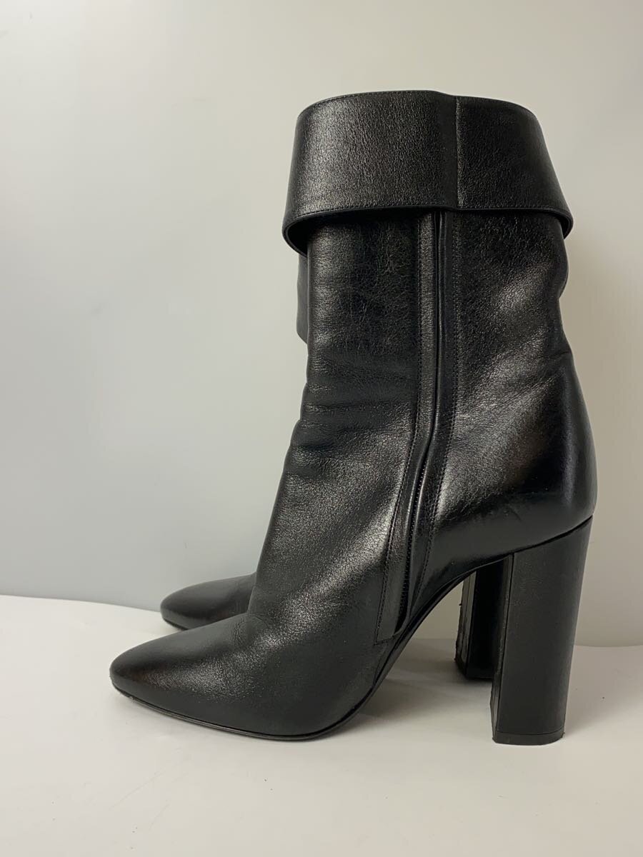 【中古】SAINT LAURENT◆ベルテッドブーツ/36.5/BLK/レザー/529330//【シューズ】｜2ｎｄ STREET 店