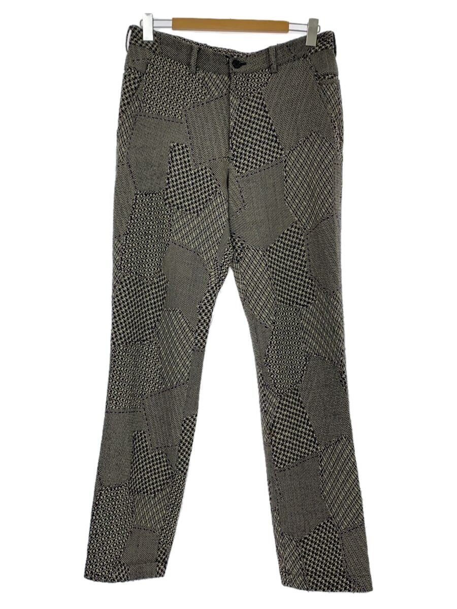 【中古】yohji yamamoto POUR HOMME◆10AW/パッチワークチェックパンツ/ボトム/2/ウール/GRY/チェック/HC-P07-120【メンズウェア】|2nd STREET 店