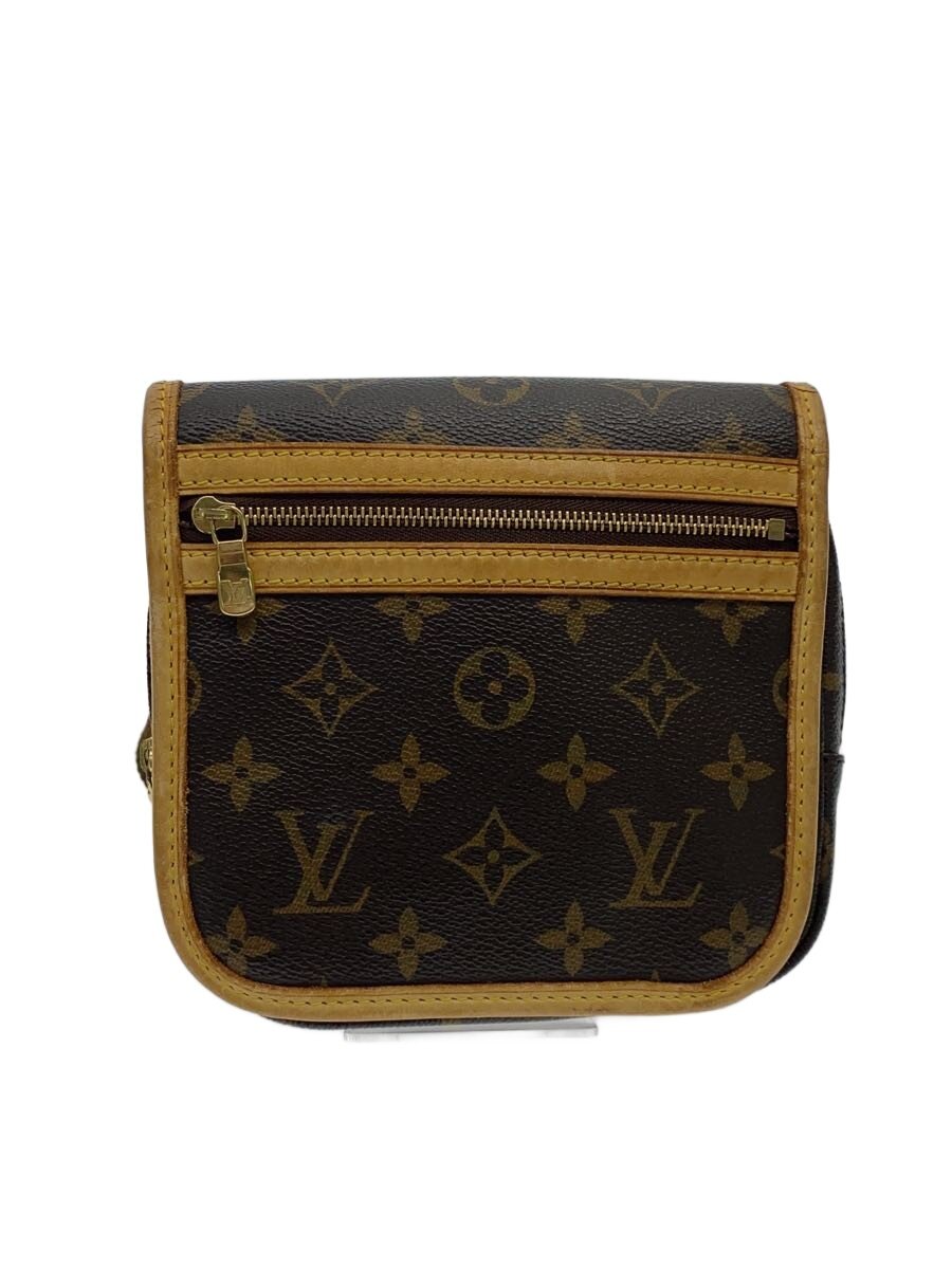 【中古】LOUIS VUITTON◆バムバッグ・ボスフォール_モノグラム・帆布/PVC/BRW【御徒面子】