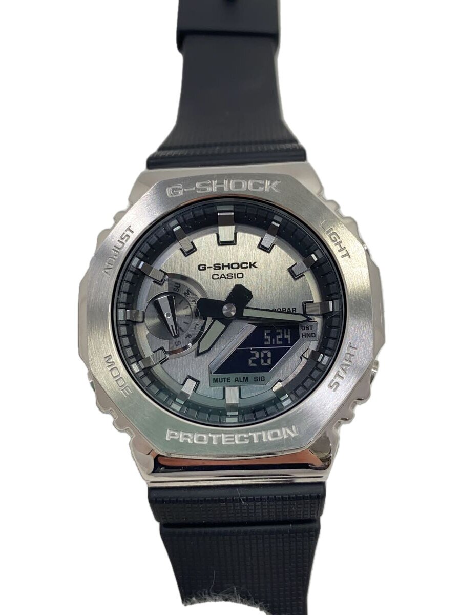 【中古】CASIO◆石英ウオッチ_G-SHOCK/アナログ/BLK【服飾雑貨他】