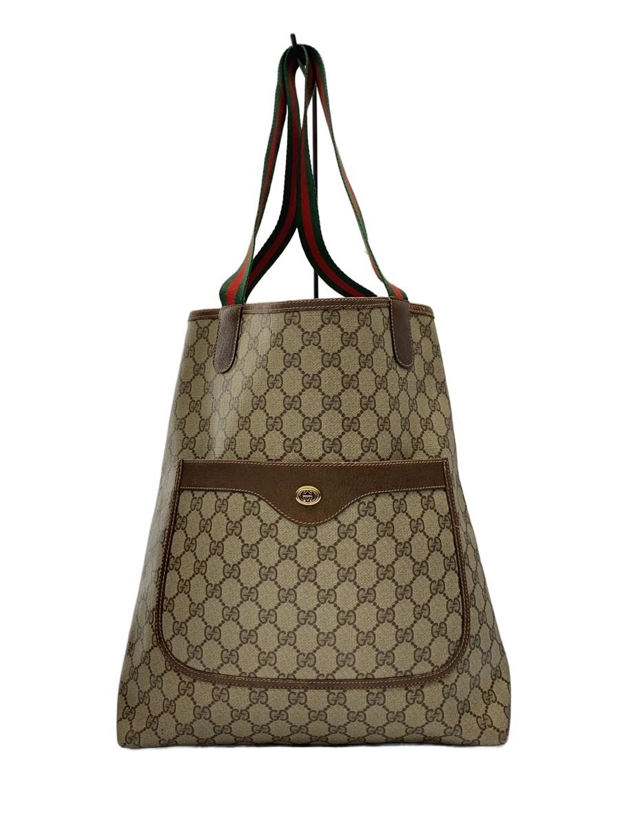 【中古】GUCCI◆ハンドバック/--/BRW/総柄【御徒面子】
