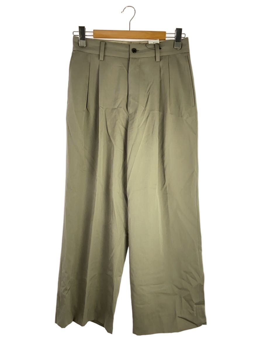 【中古】stein◆LONG WIDE TROUSERS/スラックスズボン下/S/羊毛/薄墨色/st.1093//【メンズウェア】