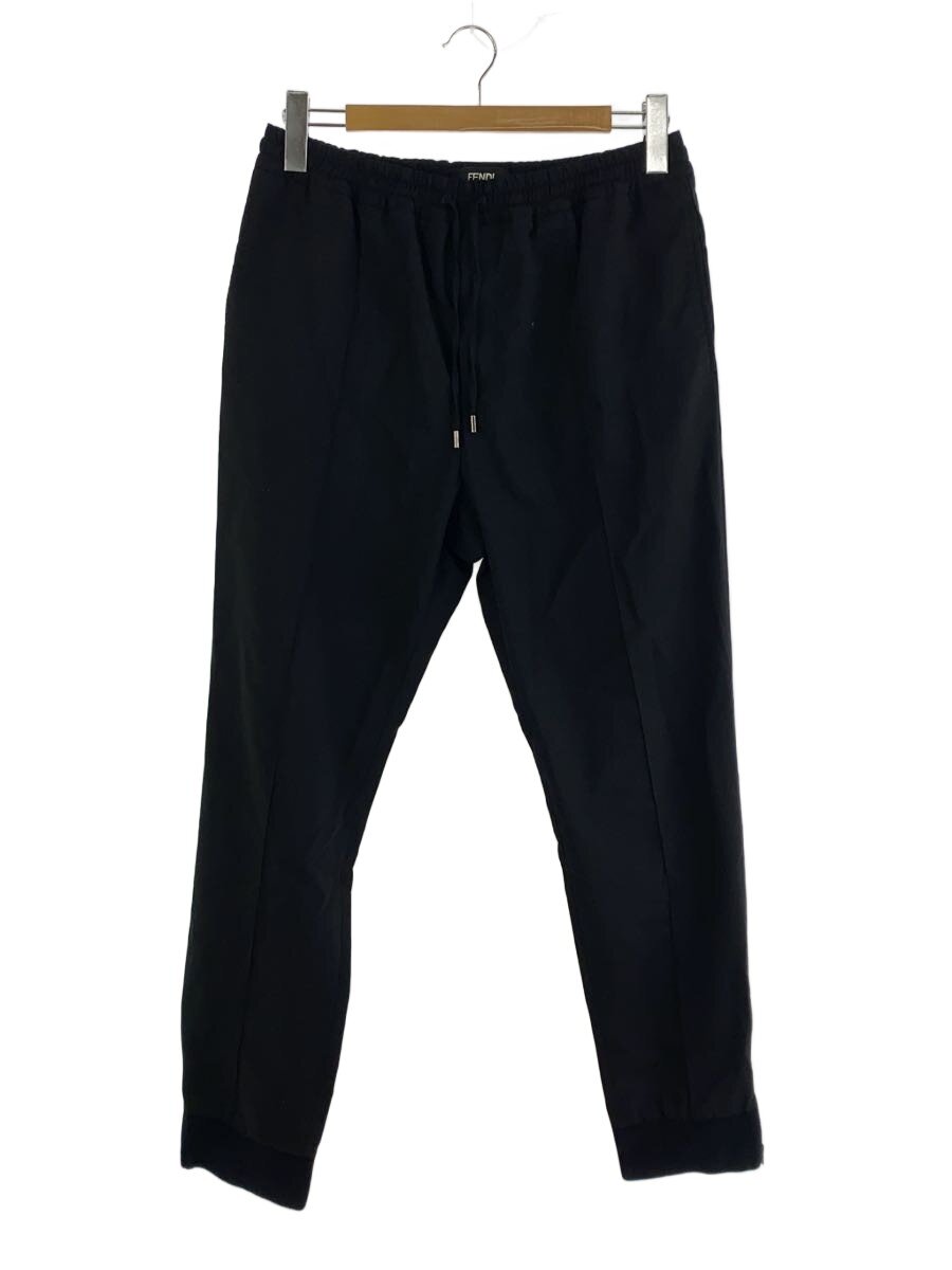 【中古】FENDI◆ドローストリング ジョガーパンツ/46/BLK/FB0832 AM86//【メンズウェア】|2nd STREET 店