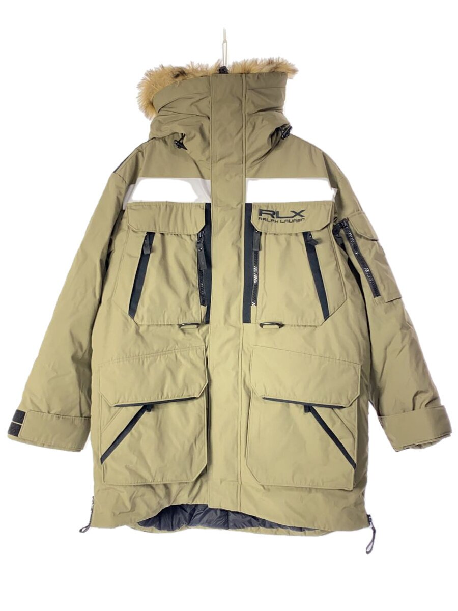 【中古】RLX RALPHLAUREN◆落ちこむ上衣/L/ポリエステル/KHK/無地/MNRXOTW17120009【メンズウェア】