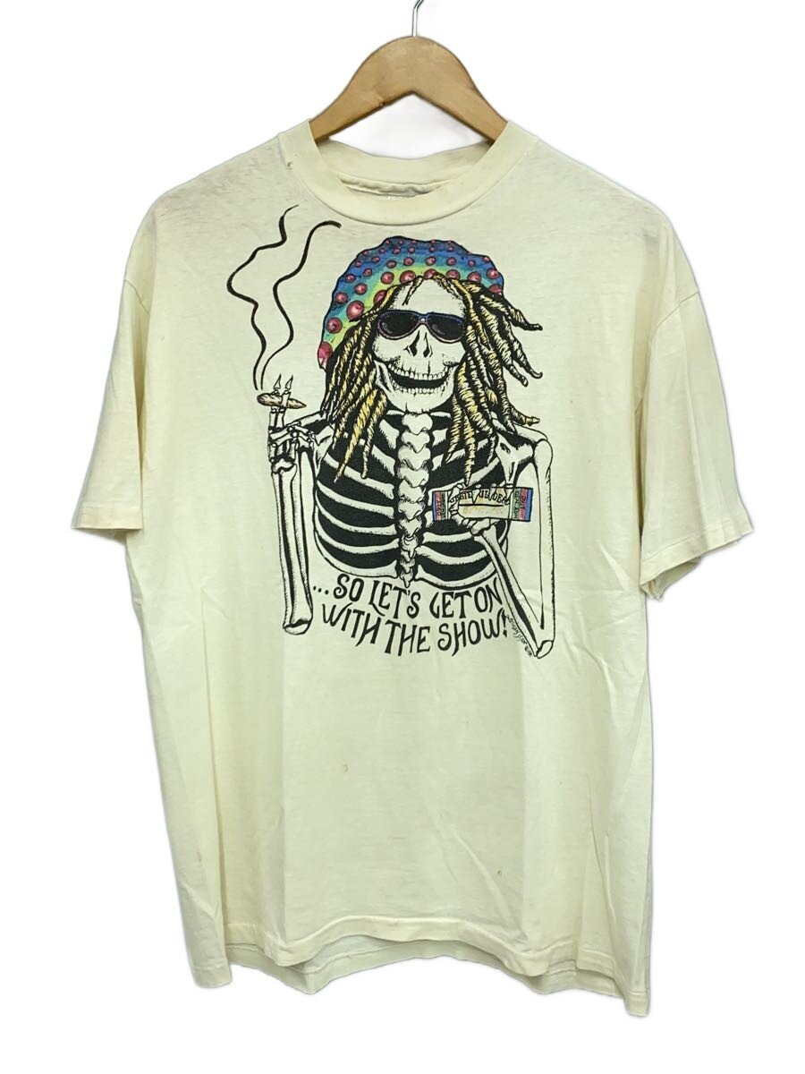 【中古】Hanes◆80s/USA製/GRATEFULL DEAD/プルオーバー/XL/綿織物/WHT【メンズウェア】