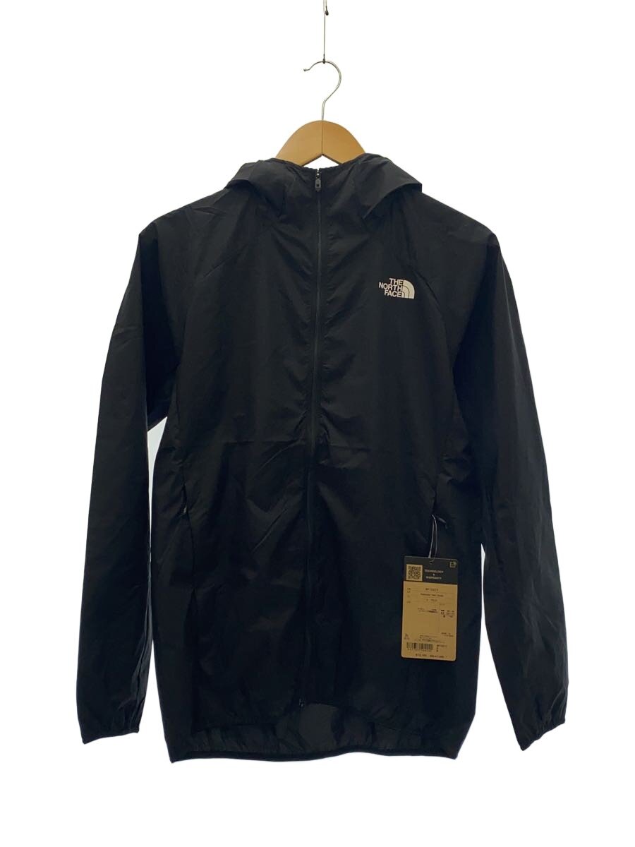 【中古】THE NORTH FACE◆SWALLOWTAIL VENT HOODIE_スワローテイルベントフーディ/M/ナイロン/BLK/無地【メンズウェア】