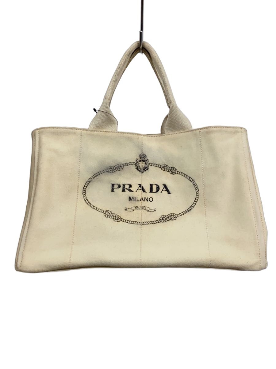 【中古】PRADA◆ショルダーバッグ/キャンバス/BEG【バッグ】｜2ｎｄ STREET 店
