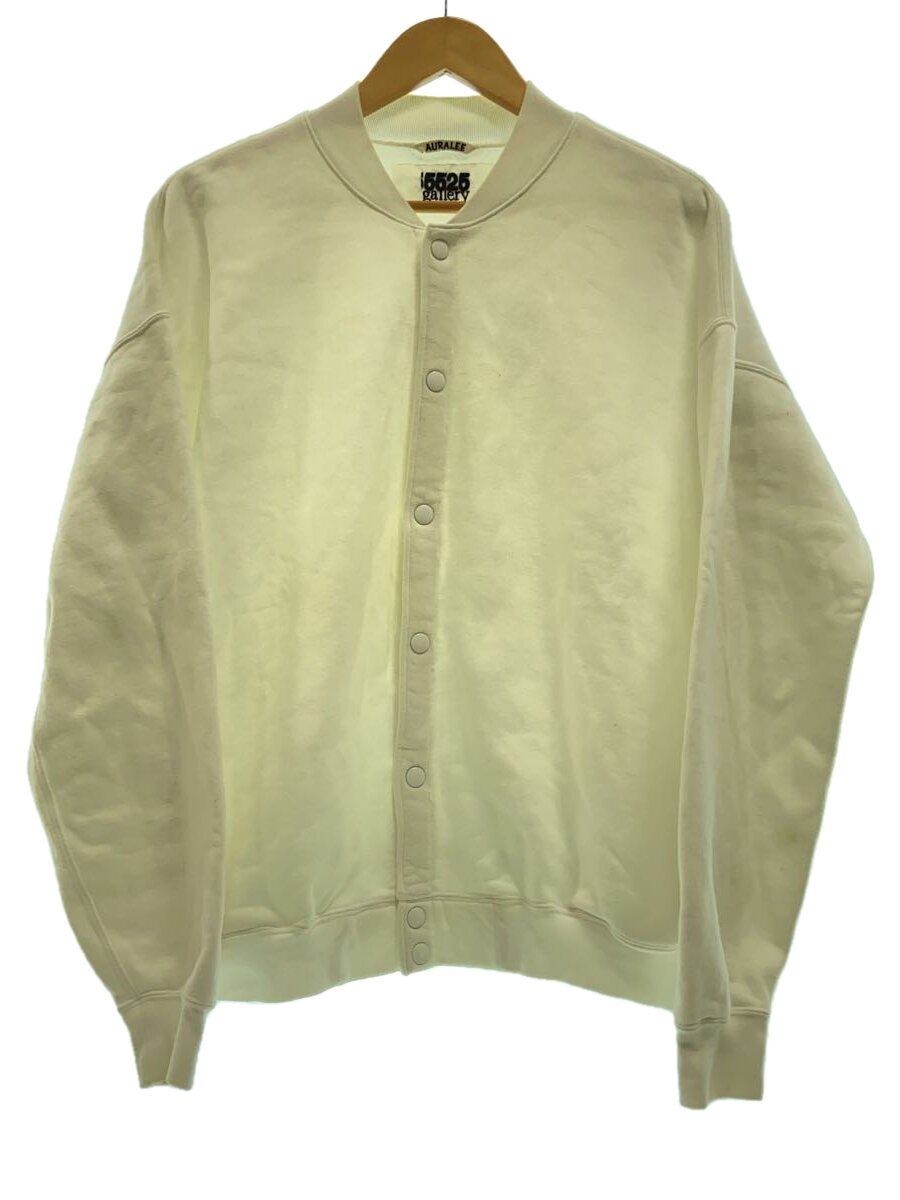 【中古】AURALEE◆AURALEE オーラリー/スタジャン/3/コットン/WHT/無地/A8AC05SP/白【メンズウェア】|2nd STREET 店
