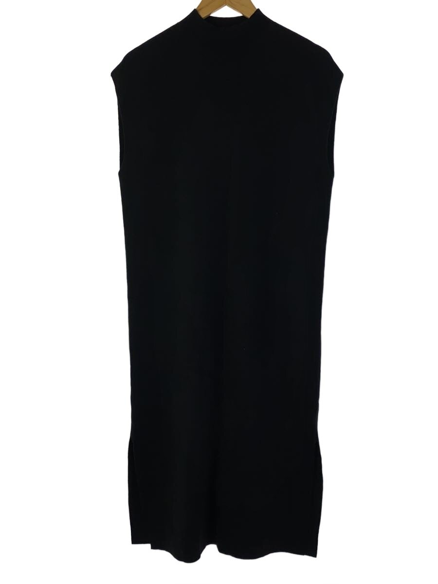 【中古】CABaN◆コットンカシミヤノースリーブロングニットワンピース/S/綿織物/BLK/39-02-94-02005//【レディース御召しもの】