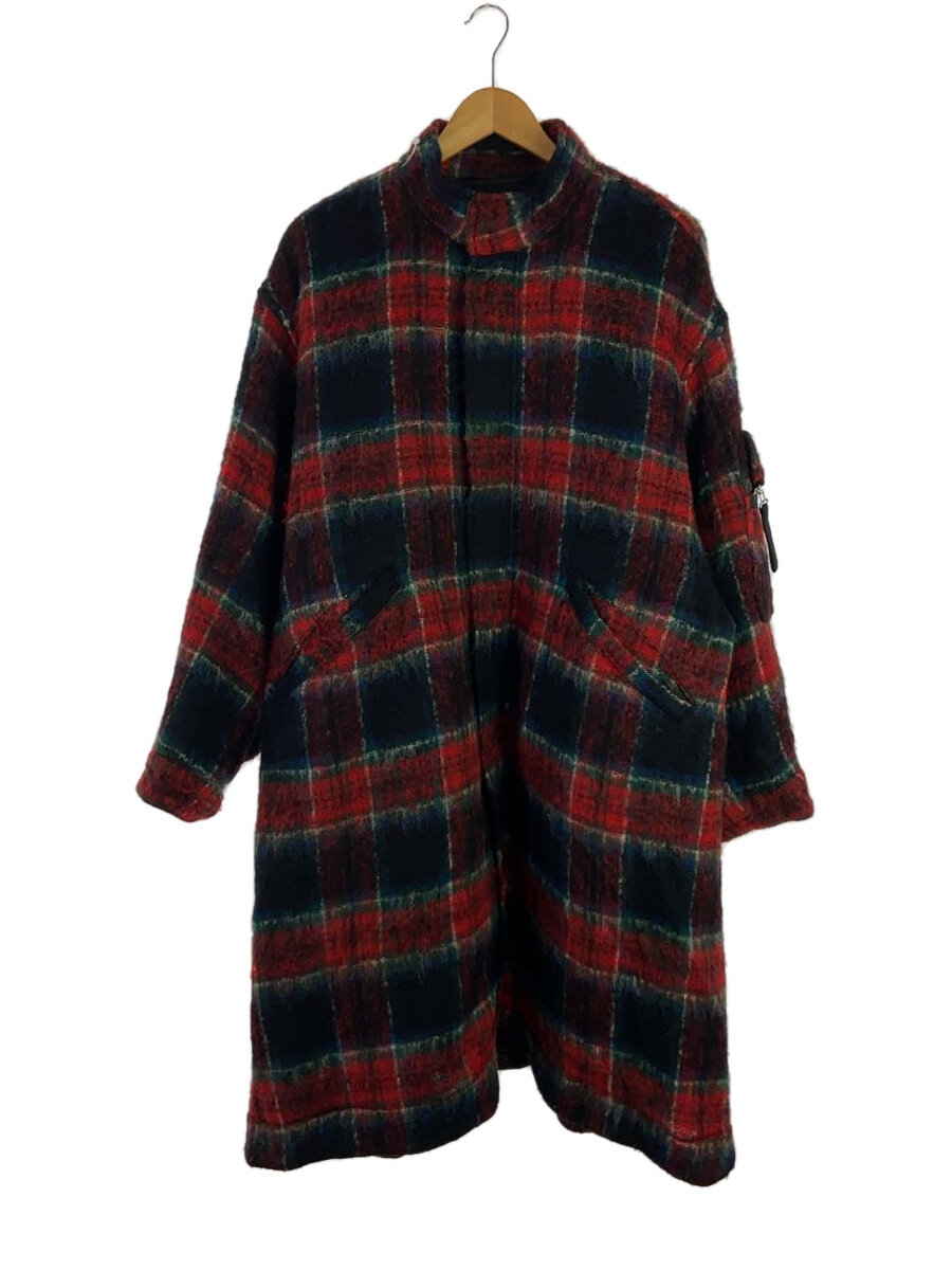 【中古】UNDERCOVER◆22AW/Wool CK Shaggy Big Mods Coat/3/RED/読み合わせる/UC2B4306//【メンズウェア】