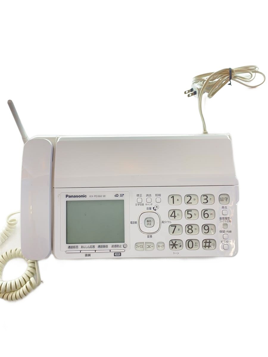 【中古】Panasonic◆FAX電話 KX-PD360DW//【家電・ビジュアル・オーディオ】｜2ｎｄ STREET 店