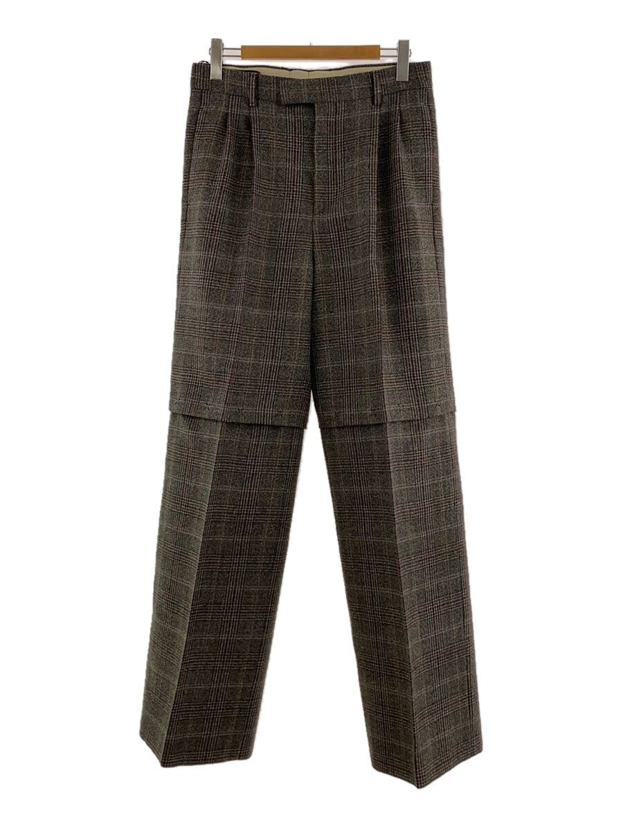 【中古】GUCCI◆2WAY/セパレート/スラックスズボン下/48/羊毛/マルチ色つや/照合のしるし【メンズウェア】