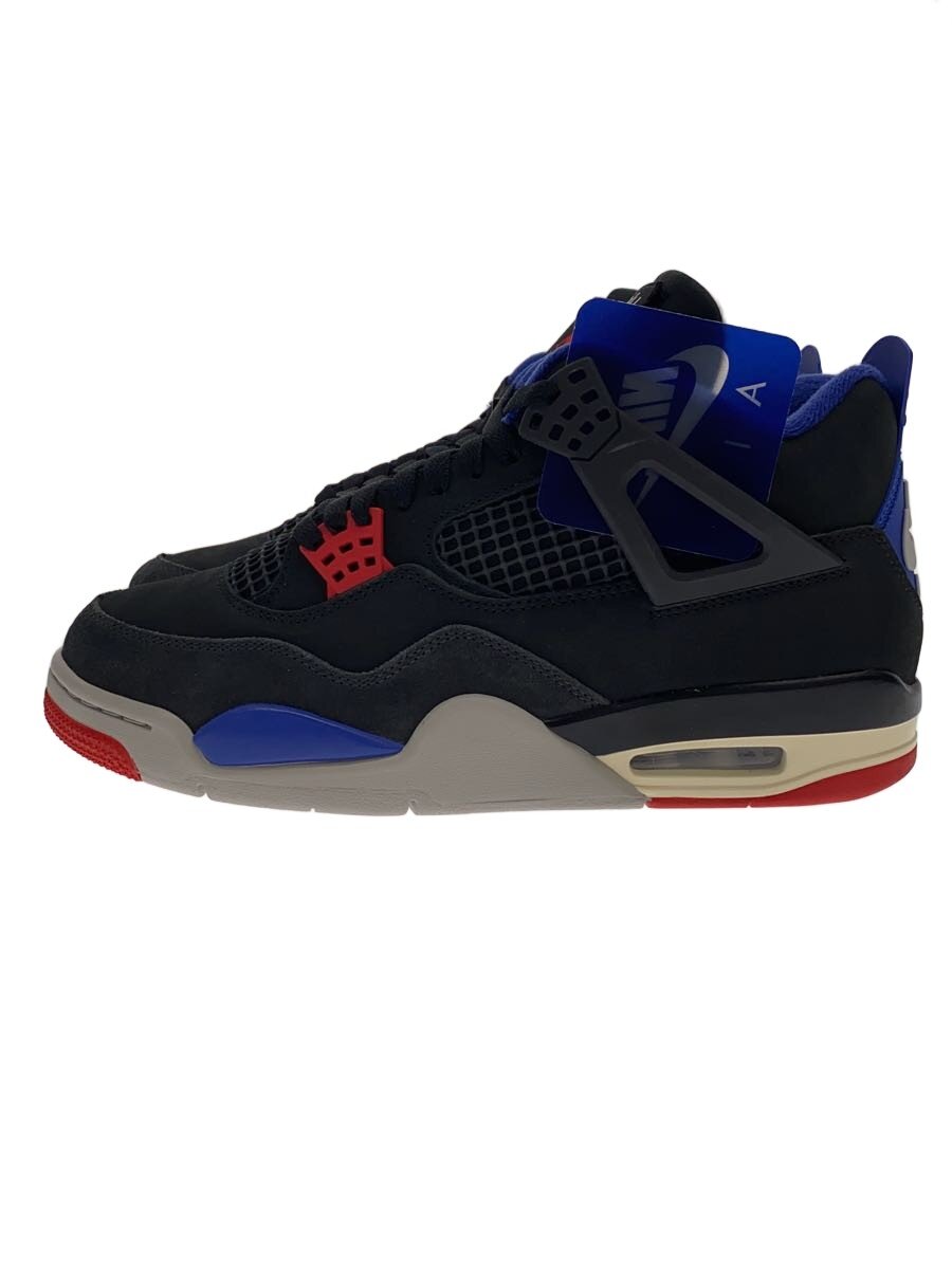 【中古】NIKE◆AIR JORDAN 4_エア湖 ジョーダン 4/28珊/BLK【シューズ】